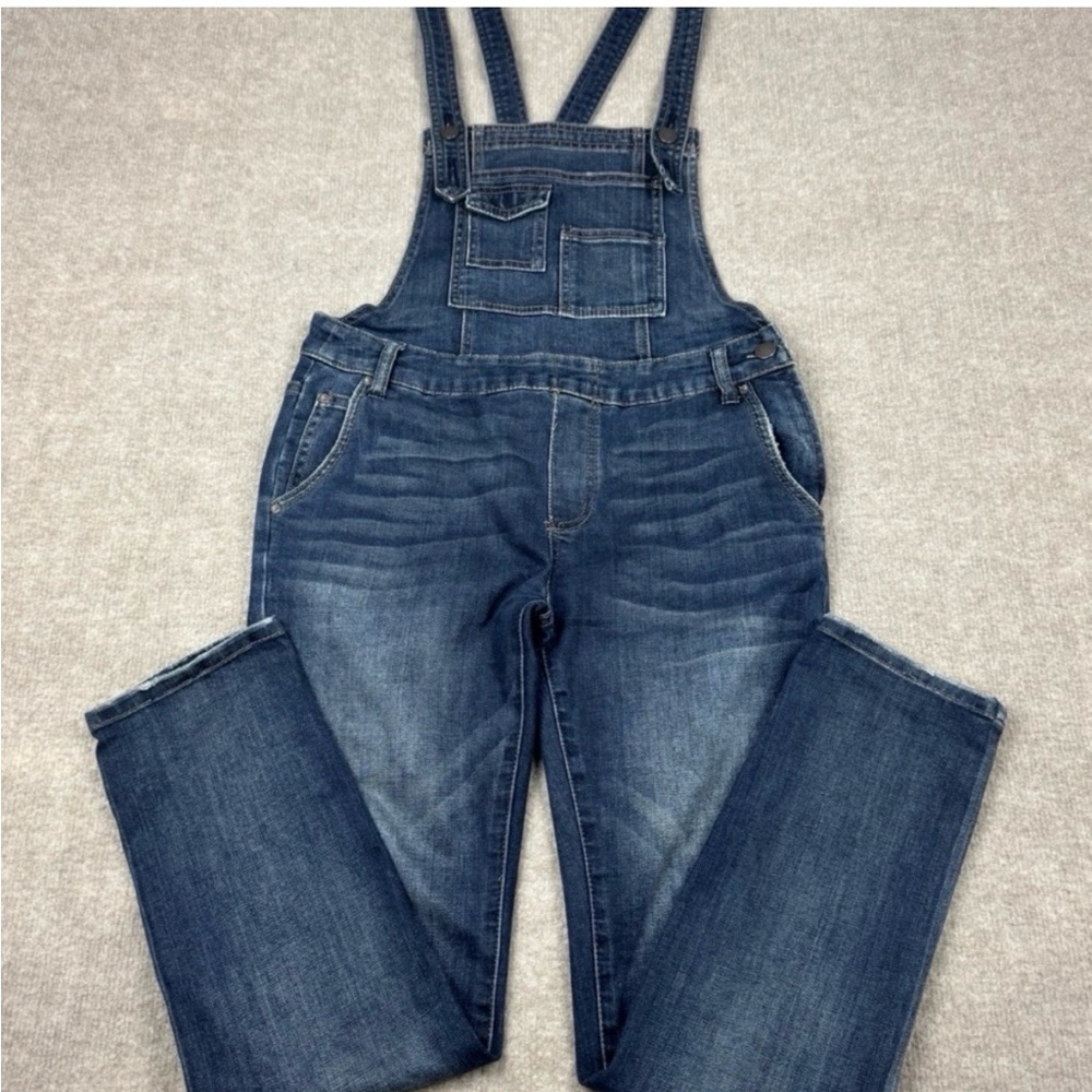 Free People Blue Denim Overalls - Picture 4 of 10